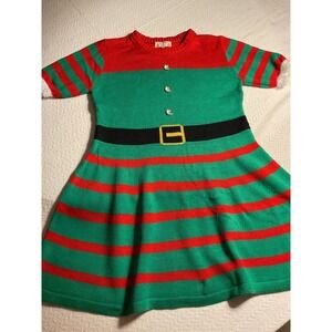 Merry‎ Christmas By POOF Elf Costume Dress Women's Medium Holiday Festive Outfit